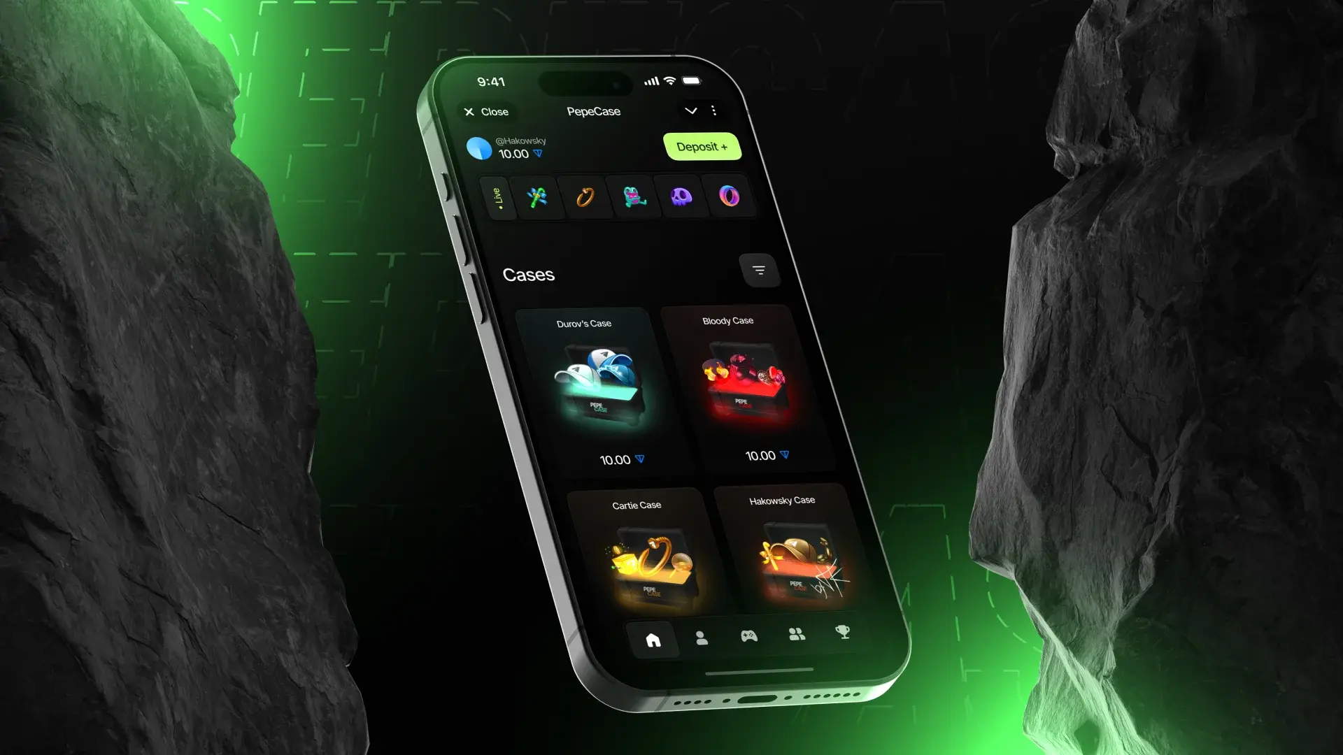 PepeCase — NFT-кейсы в Telegram